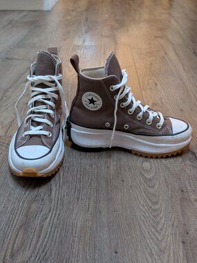 Converse Run Star Hike Platform High Top - Squirrel Brown